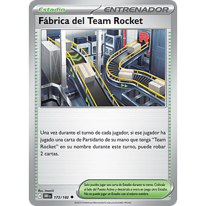 FABRICA DEL EQUIPO ROCKET 173/182