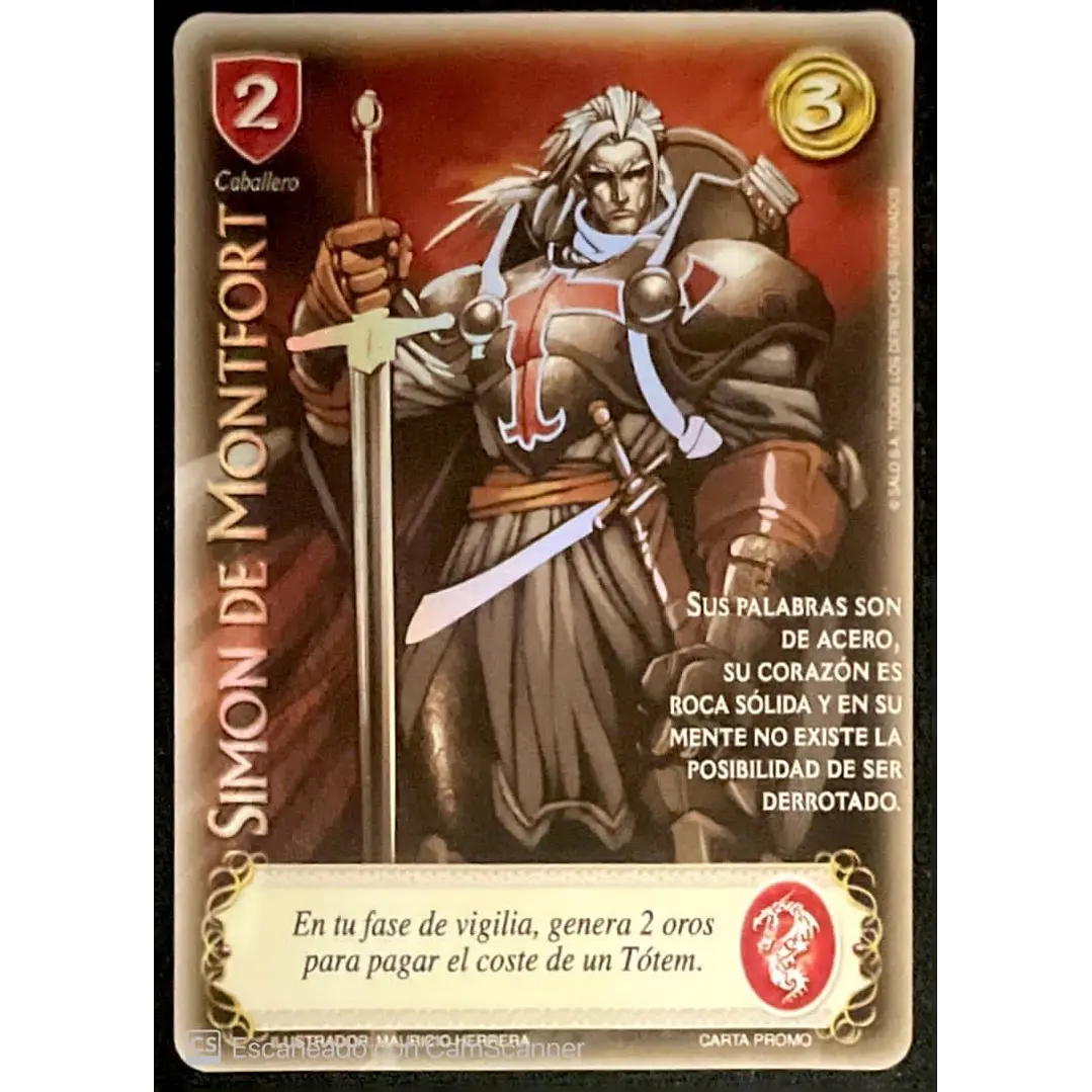 SIMON DE MONTFORT - CARTA PROMO 1