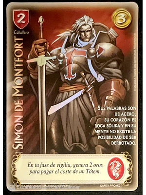SIMON DE MONTFORT - CARTA PROMO