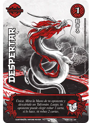 DESPERTAR  - SHOGUN PARTE 4 - CARTA PROMO