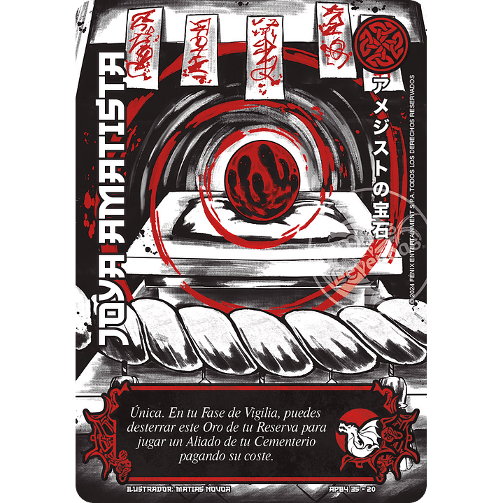 JOYA AMATISTA - SHOGUN PARTE 4 - CARTA PROMO 1