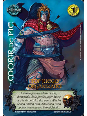 MORIR DE PIE - JO 