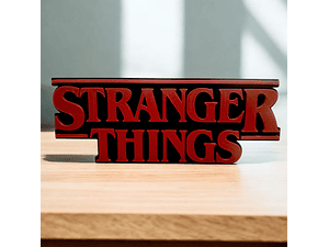 LOGO STRANGER THINGS 3D