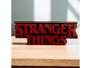 LOGO STRANGER THINGS 3D