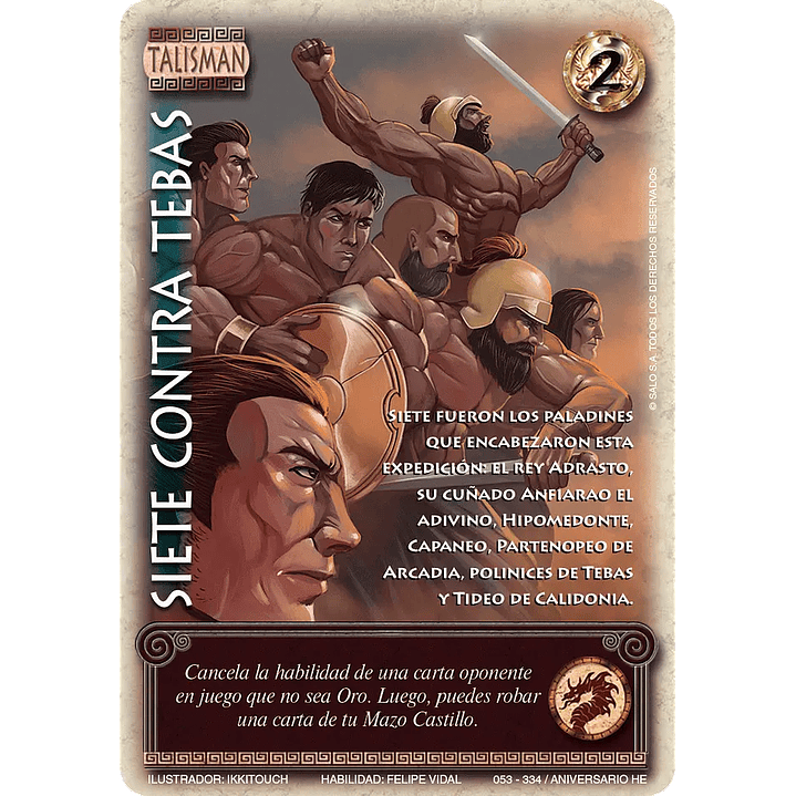 SIETE CONTRA TEBAS (HELÉNICA ANIV - MR) 1