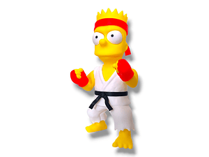 FIGURA BART KARATEKA 3D 
