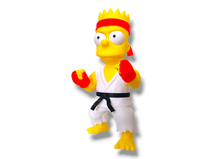 FIGURA BART KARATEKA 3D 