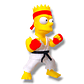 FIGURA BART KARATEKA 3D  - Miniatura 2