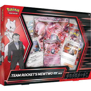 MEWTWO EX BOX POKEMON TCG: TEAM ROCKET’S