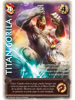 TITAN GORILA - ARTE ALTERNATIVO - LOOTBOX PB 2025