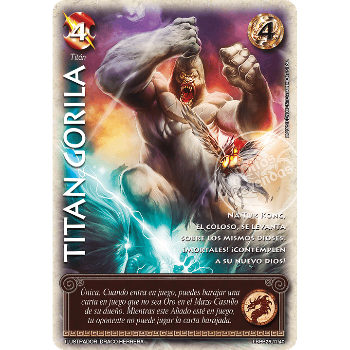 TITAN GORILA - ARTE ALTERNATIVO - LOOTBOX PB 2025 1