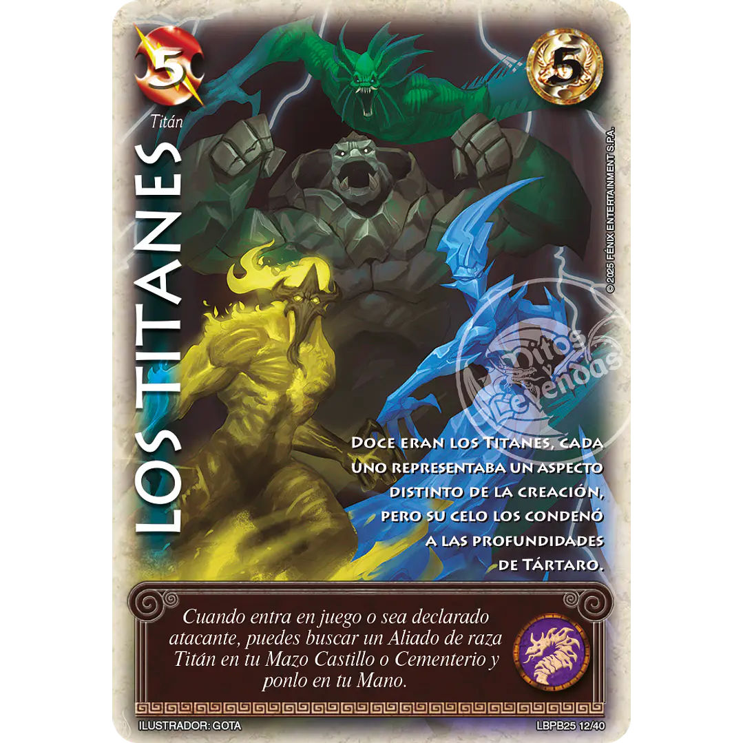 LOS TITANES - ARTE ALTERNATIVO - LOOTBOX PB 2025 1