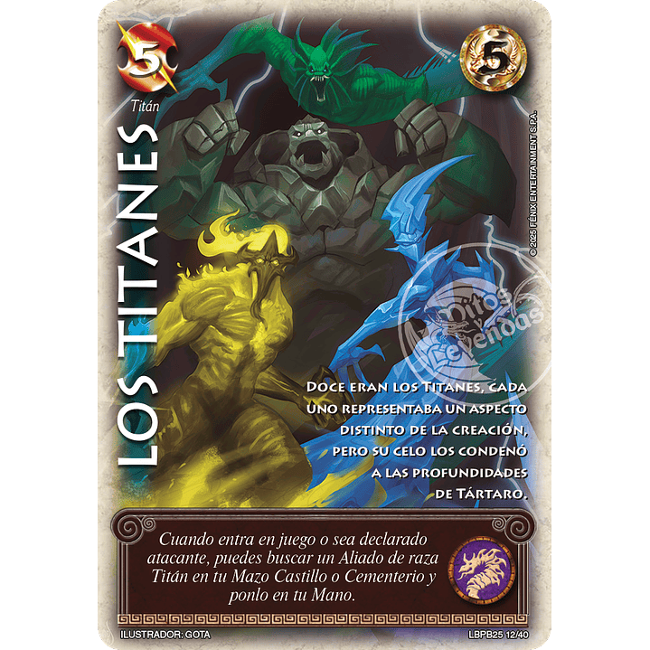 LOS TITANES - ARTE ALTERNATIVO - LOOTBOX PB 2025 1