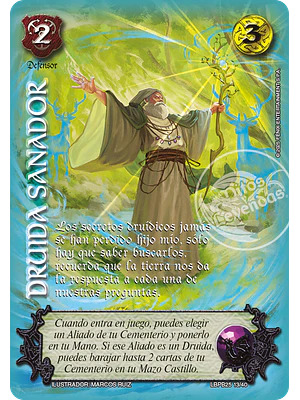 DRUIDA SANADOR - ARTE ALTERNATIVO - LOOTBOX PB 2025