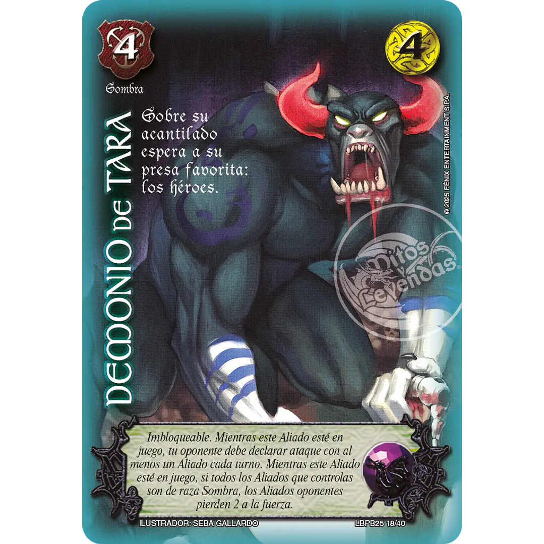 DEMONIO DE TARA - ARTE ALTERNATIVO - LOOTBOX PB 2025 1