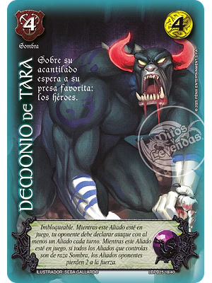 DEMONIO DE TARA - ARTE ALTERNATIVO - LOOTBOX PB 2025