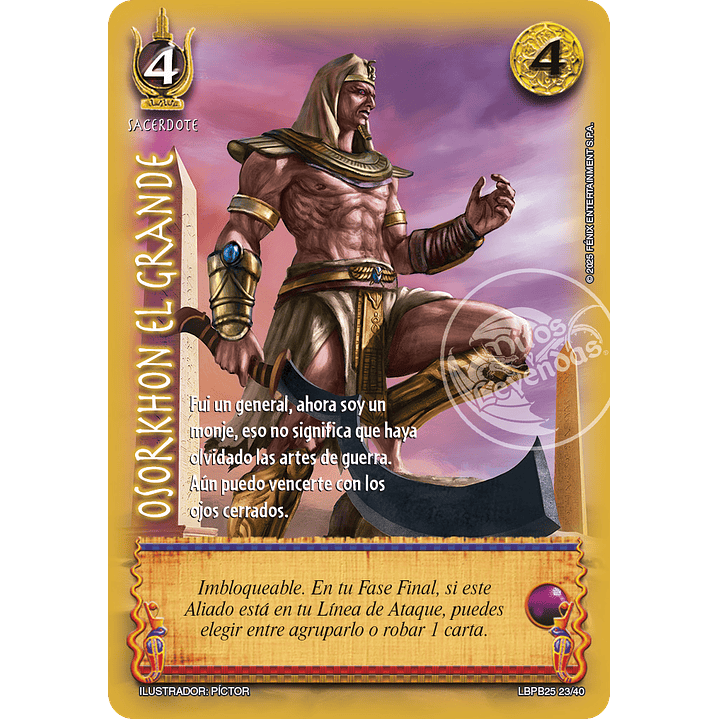 OSORKHON EL GRANDE - ARTE ALTERNATIVO - LOOTBOX PB 2025 1