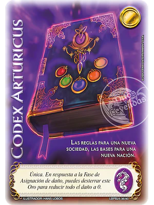 CODEX ARTURICOS - ARTE ALTERNATIVO - LOOTBOX PB 2025
