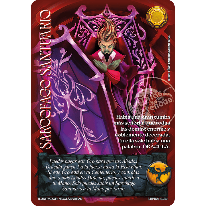 SARCOFAGO SANTUARIO - ARTE ALTERNATIVO - LOOTBOX PB 2025 1