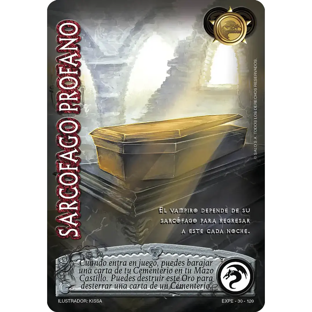 SARCÓFAGO PROFANO (EXT22 - MUNDO GÓTICO) 1