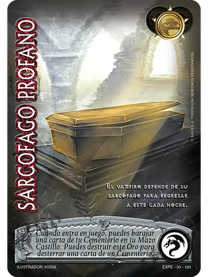SARCÓFAGO PROFANO (EXT22 - MUNDO GÓTICO)