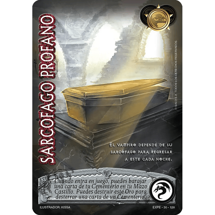 SARCÓFAGO PROFANO (EXT22 - MUNDO GÓTICO) 1