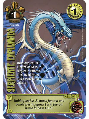 SERPIENTE EMPLUMADA (EXT22 - IRA DEL NAHUAL)