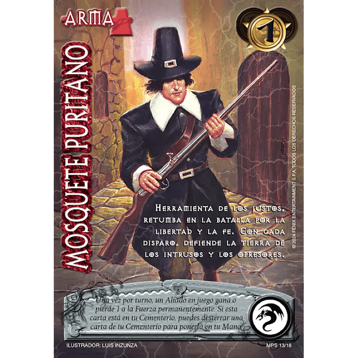 MOSQUETE PURITANO (MP1) 1
