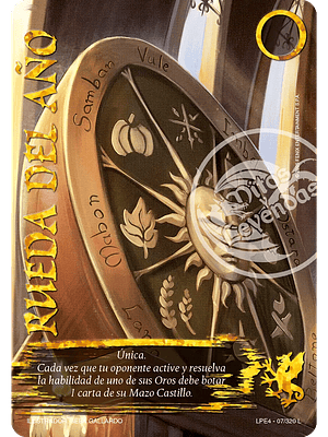 RUEDA DEL AÑO (LPE4 - LEGENDARIA)