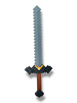 ESPADA DECORATIVA 3D – ESTILO PIXEL (70 CM)