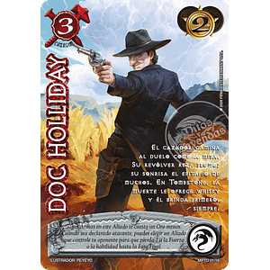 DOC HOLLIDAY - MUNDOS PERDIDOS - TOMBSTONE 