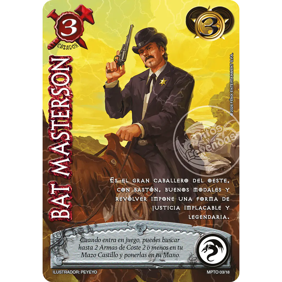 BAT MASTERSON - MUNDOS PERDIDOS - TOMBSTONE 1