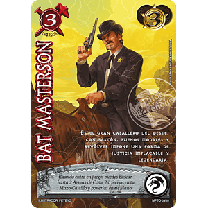 BAT MASTERSON - MUNDOS PERDIDOS - TOMBSTONE