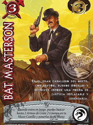 BAT MASTERSON - MUNDOS PERDIDOS - TOMBSTONE