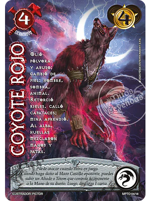COYOTE ROJO - MUNDOS PERDIDOS - TOMBSTONE
