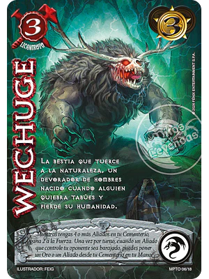 WECHUGE - MUNDOS PERDIDOS - TOMBSTONE