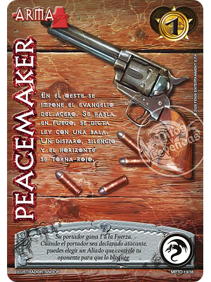 PEACEMAKER - MUNDOS PERDIDOS - TOMBSTONE