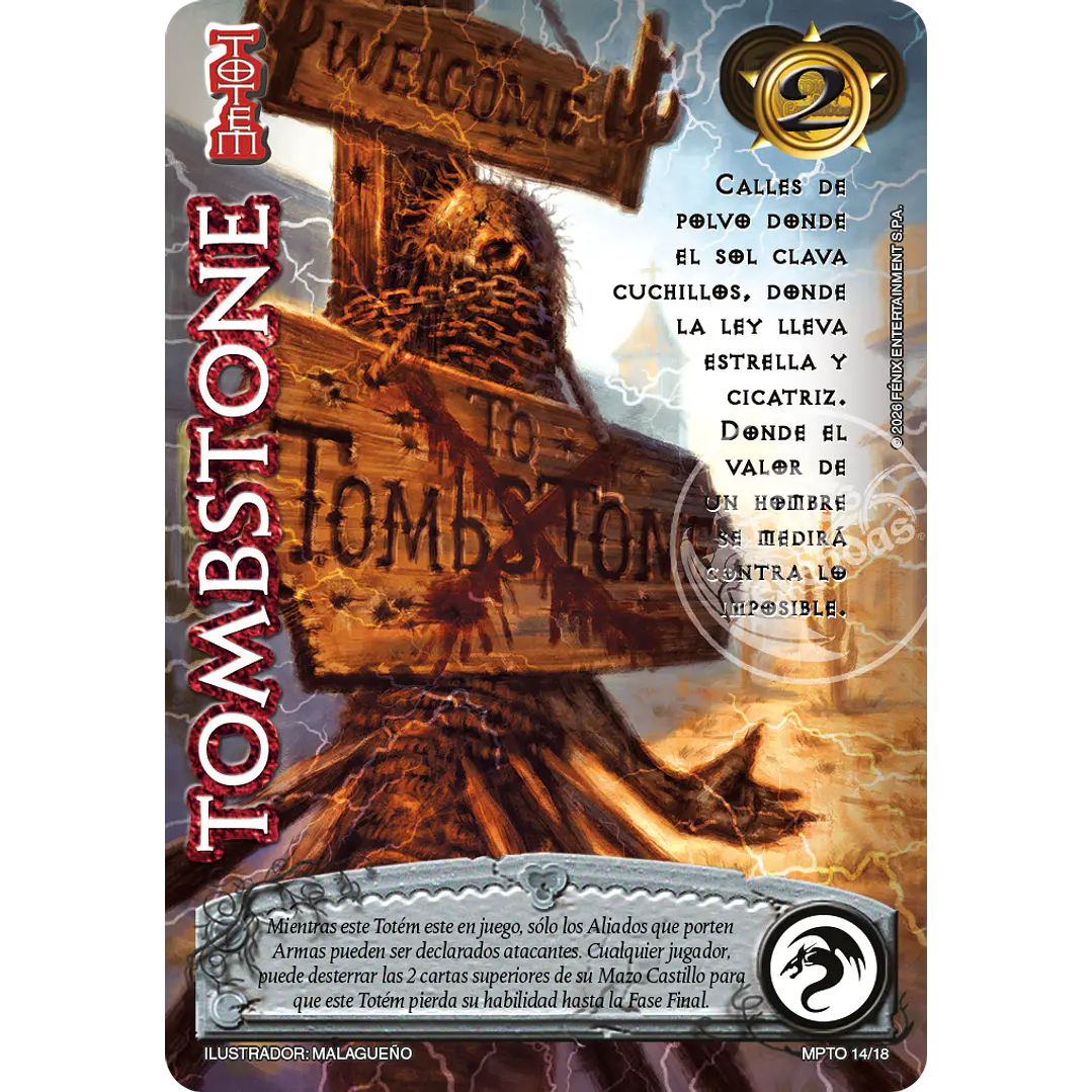 TOMBSTONE - MUNDOS PERDIDOS - TOMBSTONE 1