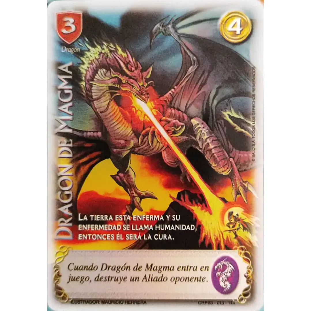 DRAGÓN DE MAGMA (KIT RACIAL 2024 – FOIL) 1