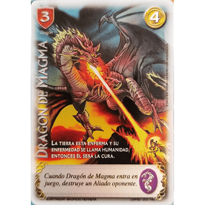 DRAGÓN DE MAGMA (KIT RACIAL 2024 – FOIL) 1