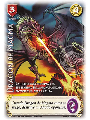 DRAGÓN DE MAGMA (LEYENDAS PB 3.0 - REALES)