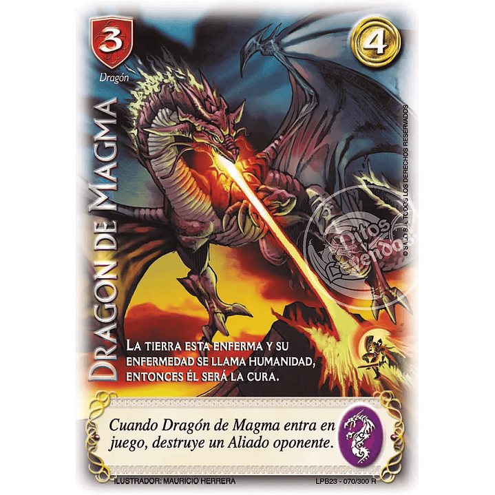 DRAGÓN DE MAGMA (LEYENDAS PB 3.0 - REALES) 1