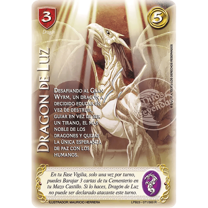 DRAGÓN DE LUZ (LEYENDAS PB 3.0 – REALES) 1