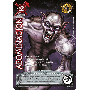 ABOMINACION - MUNDOS PERDIDOS - TOMBSTONE