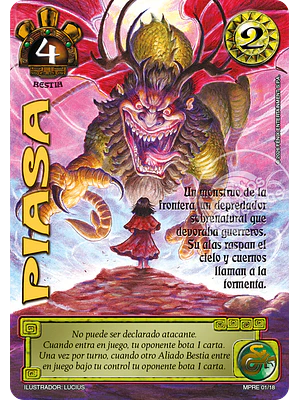 PIASA - MUNDOS PERDIDOS - NUBE ROJA