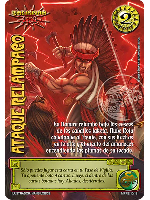 ATAQUE RELAMPAGO - MUNDOS PERDIDOS - NUBE ROJA