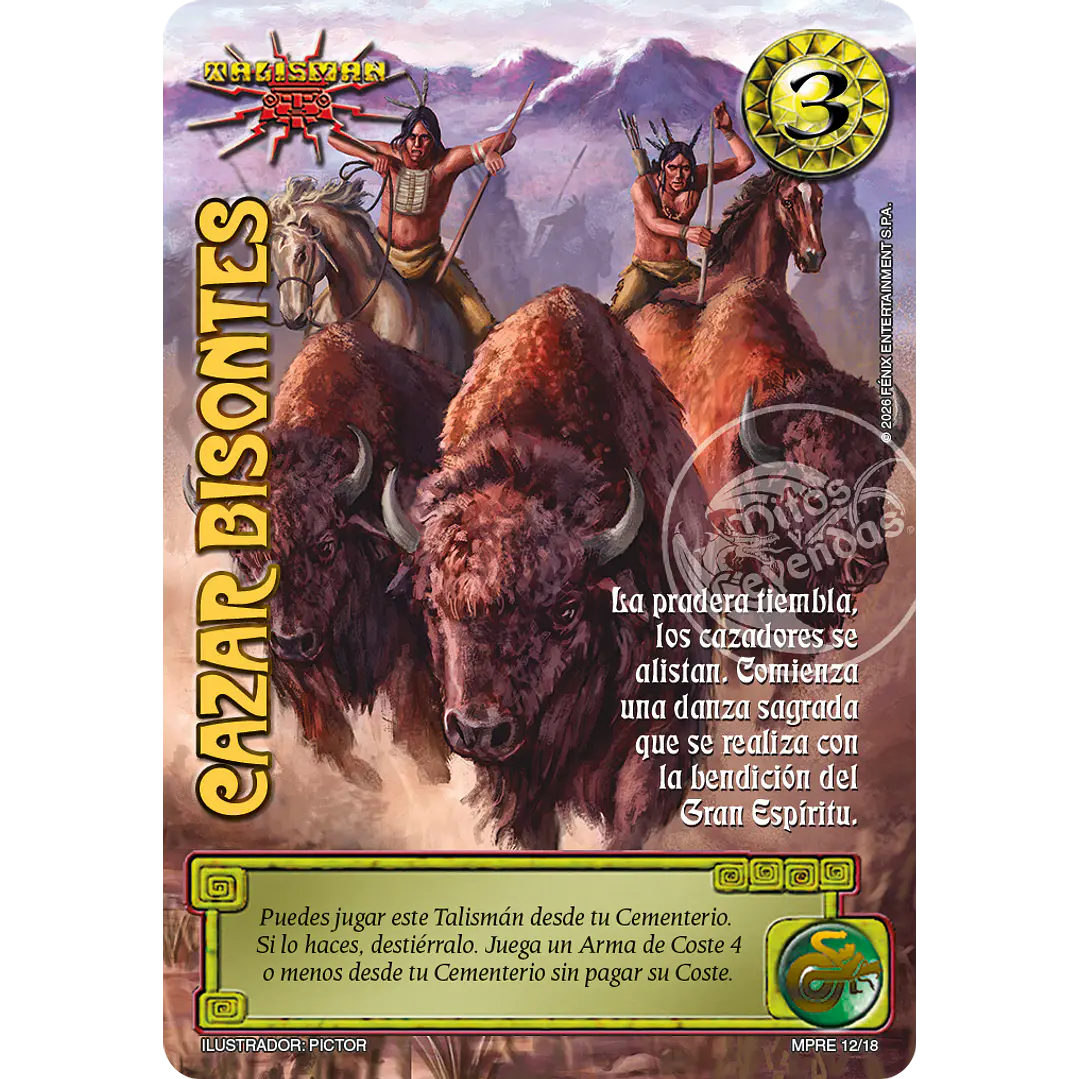 CAZAR BISONTES - MUNDOS PERDIDOS - NUBE ROJA 1