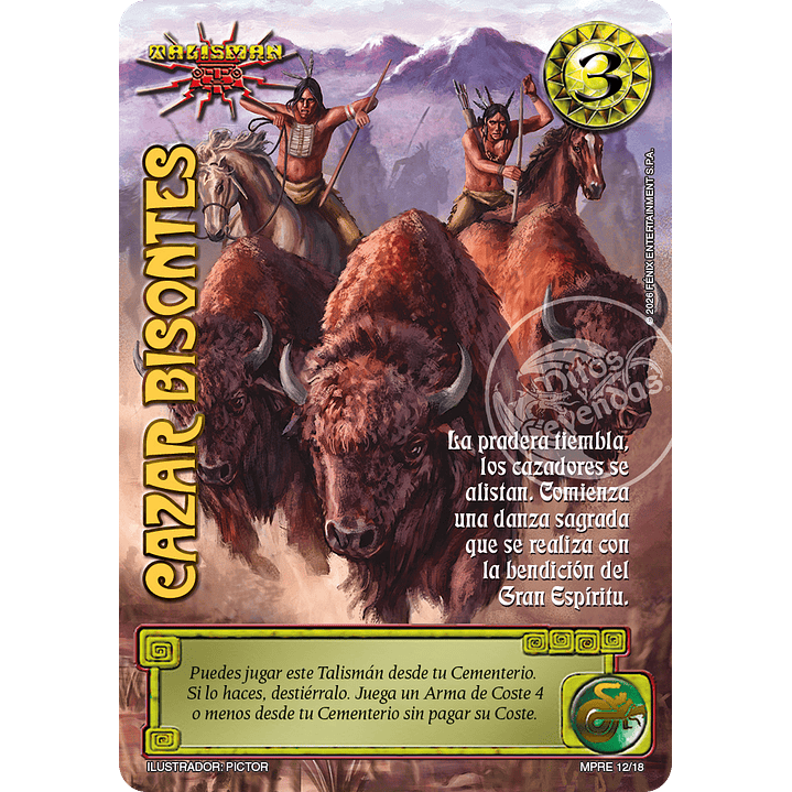 CAZAR BISONTES - MUNDOS PERDIDOS - NUBE ROJA 1