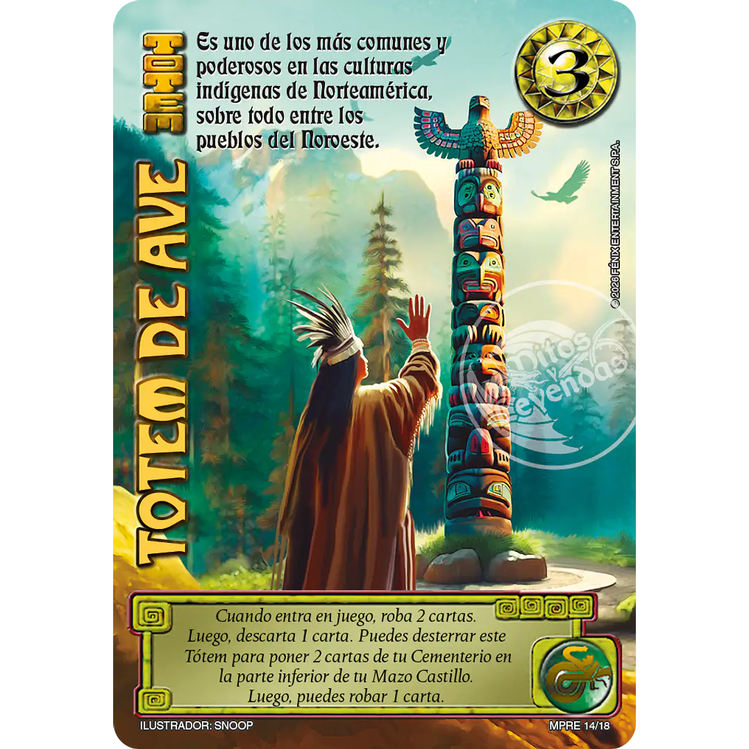TOTEM DE AVE - MUNDOS PERDIDOS - NUBE ROJA 1
