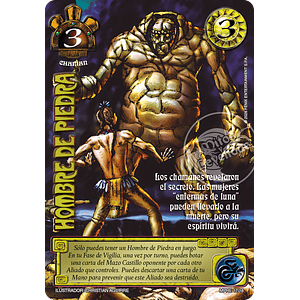 HOMBRE DE PIEDRA - MUNDOS PERDIDOS - NUBE ROJA